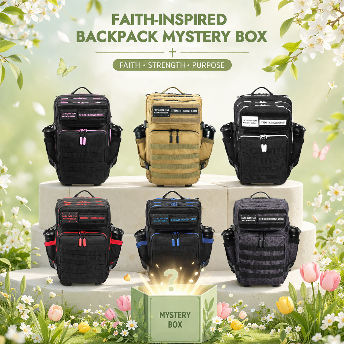Faith-Inspired Backpack Mystery Box
