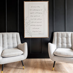 Be Anxious For Nothing | Framed Wooden Art