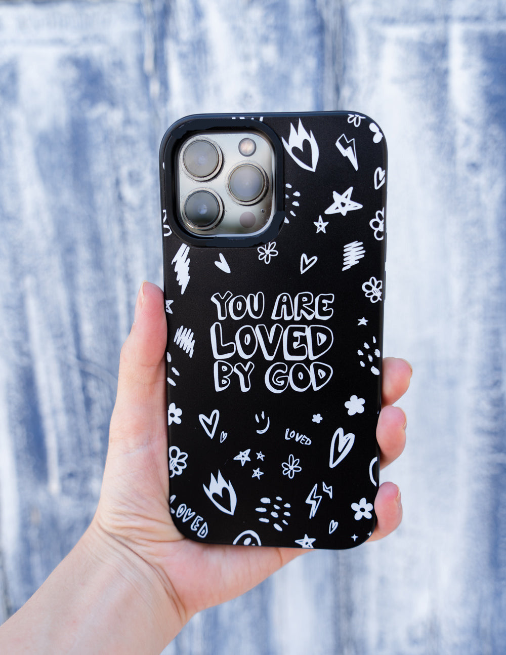 Black You Are Loved By God Phone Case