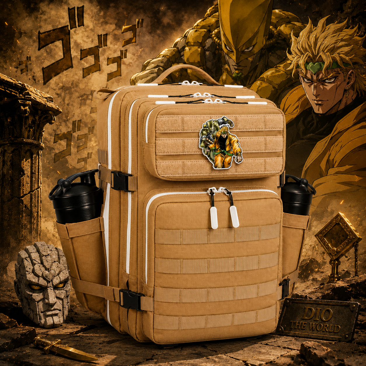 JOJO Anime EDC Performance Backpack 45L - Toffee