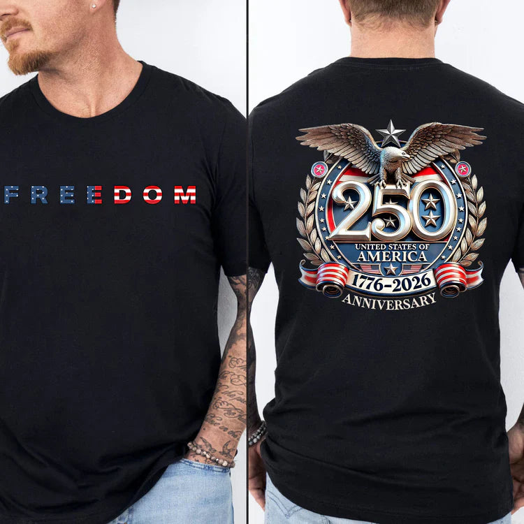 Men's Freedom 250 Years Anniversary T-Shirt