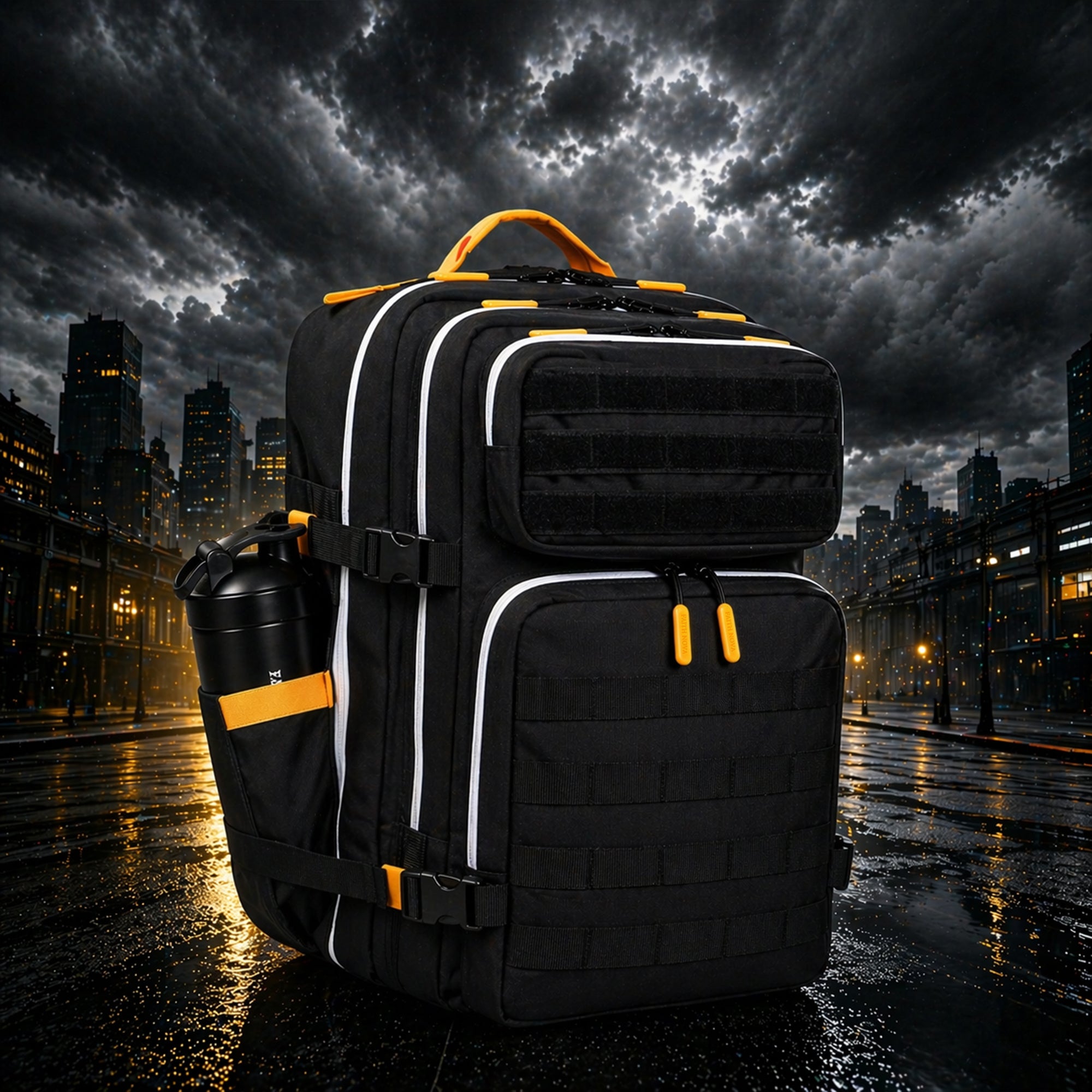 Hero Patch EDC Performance Backpack 35L / 45L - Black Orange