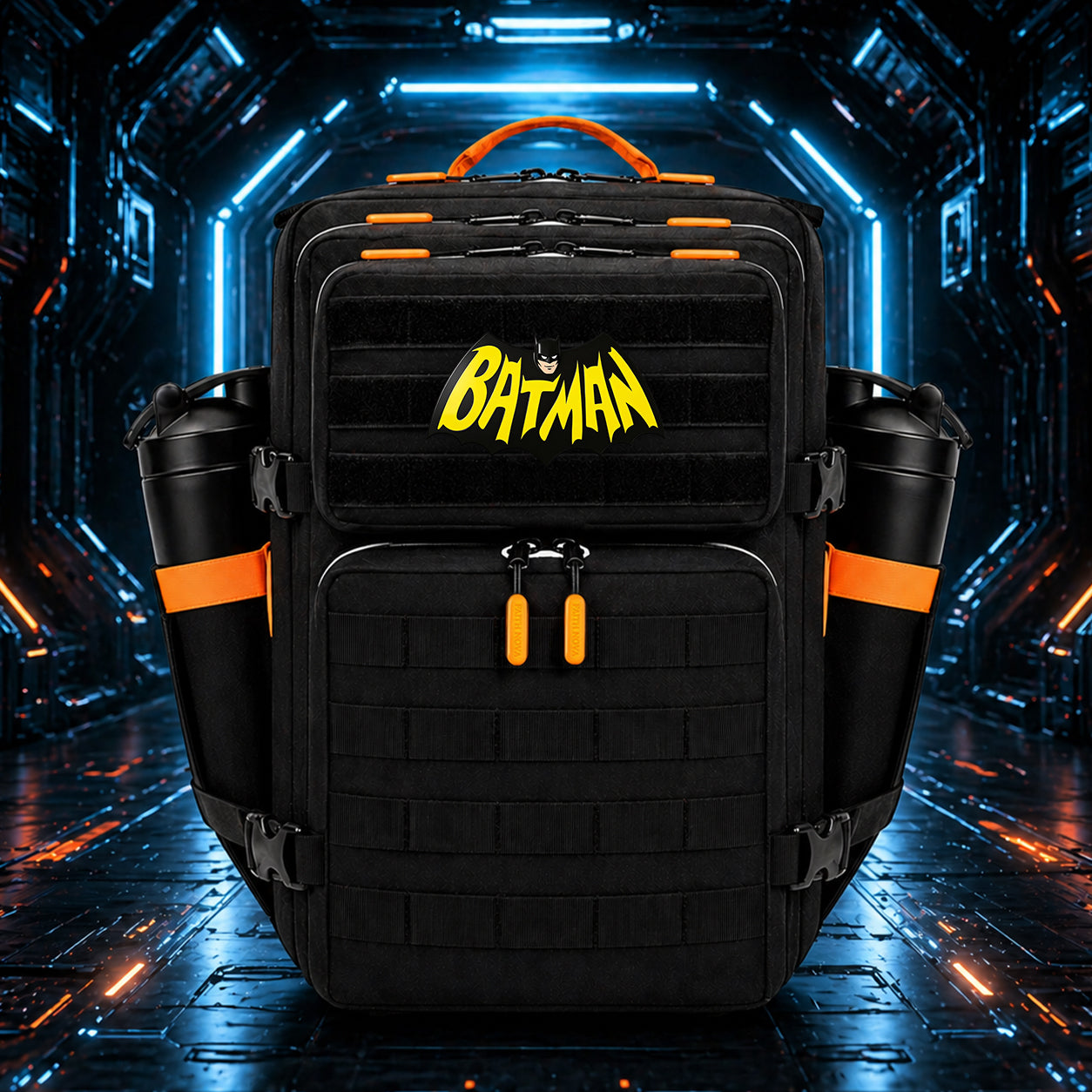 Hero Patch EDC Performance Backpack 35L / 45L - Black Orange