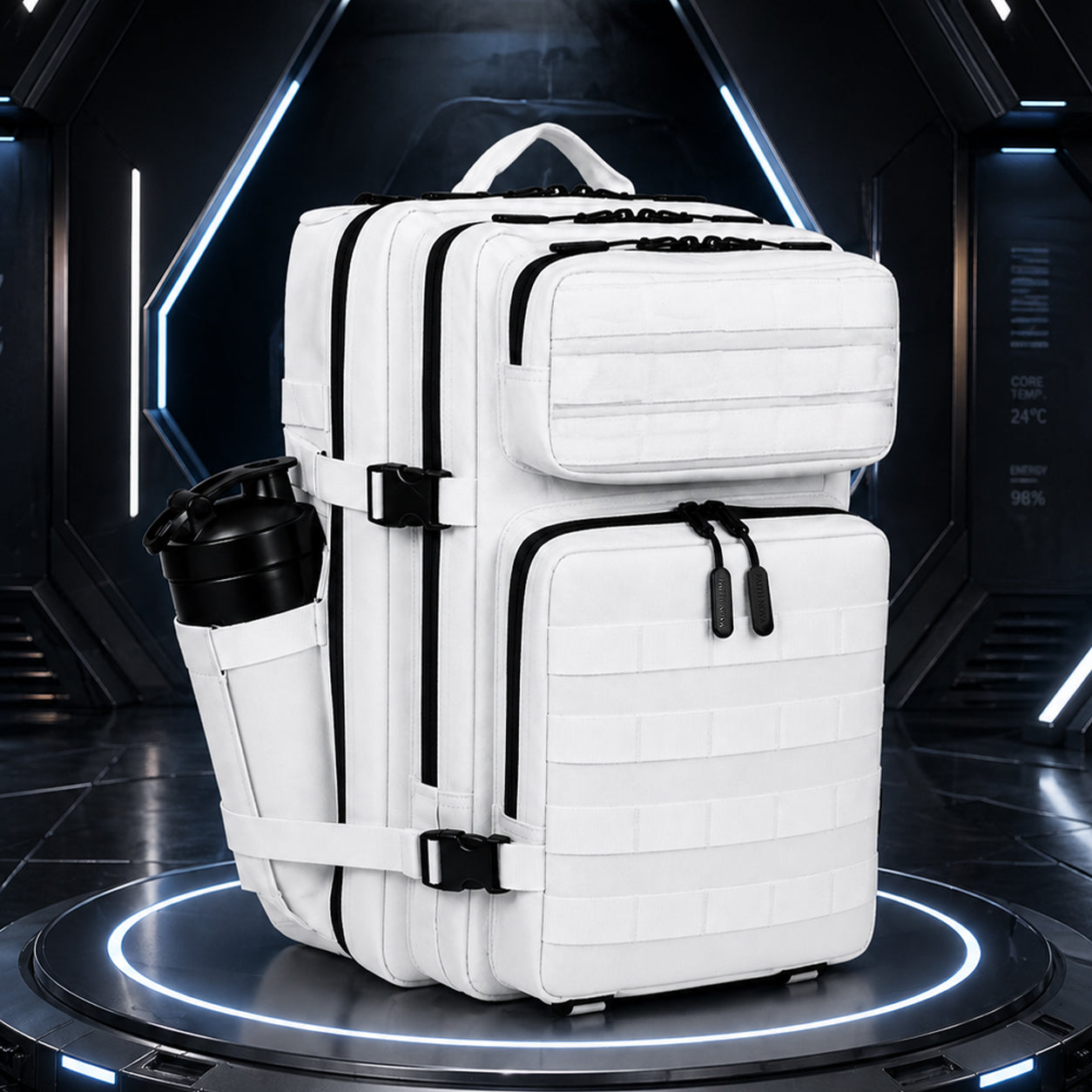 Hero Patch EDC Performance Backpack 35L / 45L - White