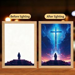 God-Inspired Creative DIY Light-Up Flower Glowing Ornament