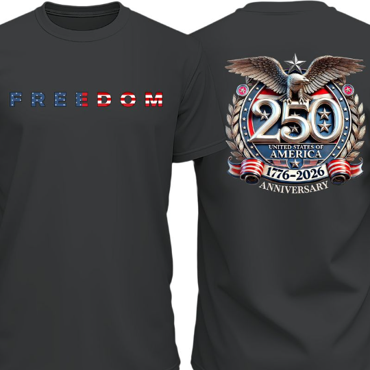 Men's Freedom 250 Years Anniversary T-Shirt