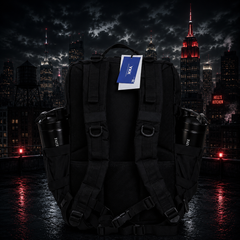 Lethal Protector Patch EDC Performance Backpack 35L / 45L - Black White
