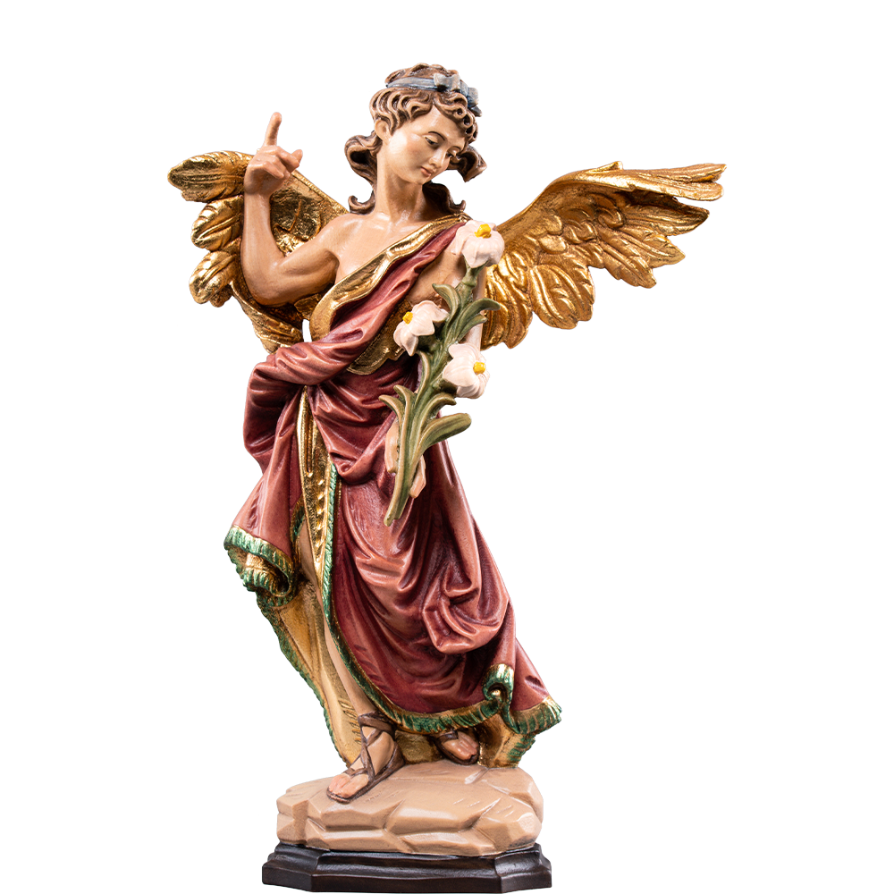 Saint Gabriel Archangel with Lily Figurine