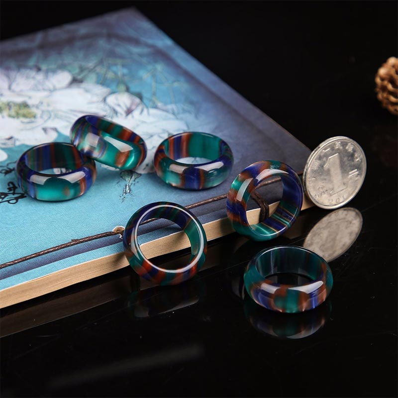 Faith Nova Colorful Sea Willow Mala Positive Bracelet Ring