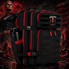 Hero Patch EDC Performance Backpack 35L / 45L - Black Red