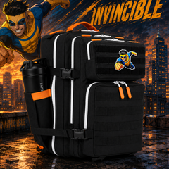 Invincible Patch EDC Performance Backpack 35L / 45L - Black Orange