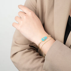 Holy Father Blessed Shield Cross Bracelet