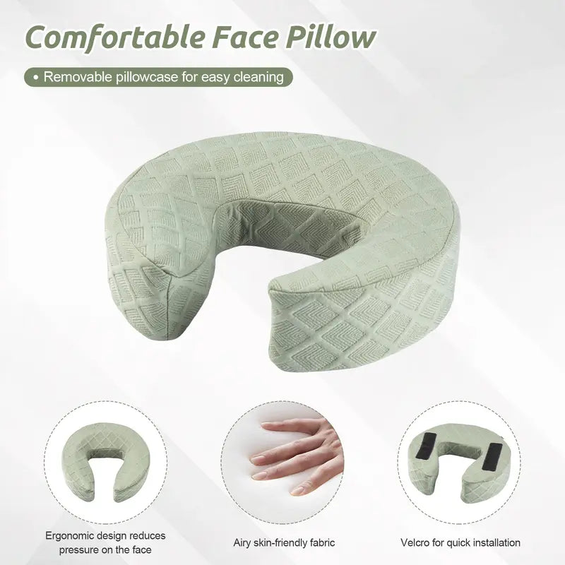 Massage headrest for bed