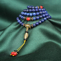 Faith Nova Tibetan Mala Lapis Lazuli Lazurite Positive Bracelet