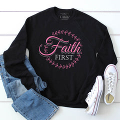 Faith First Premium Fleece Sweatshirt