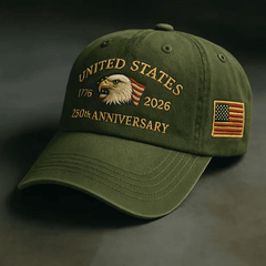 Embroidery USA 250th Anniversary Commemorative Cap