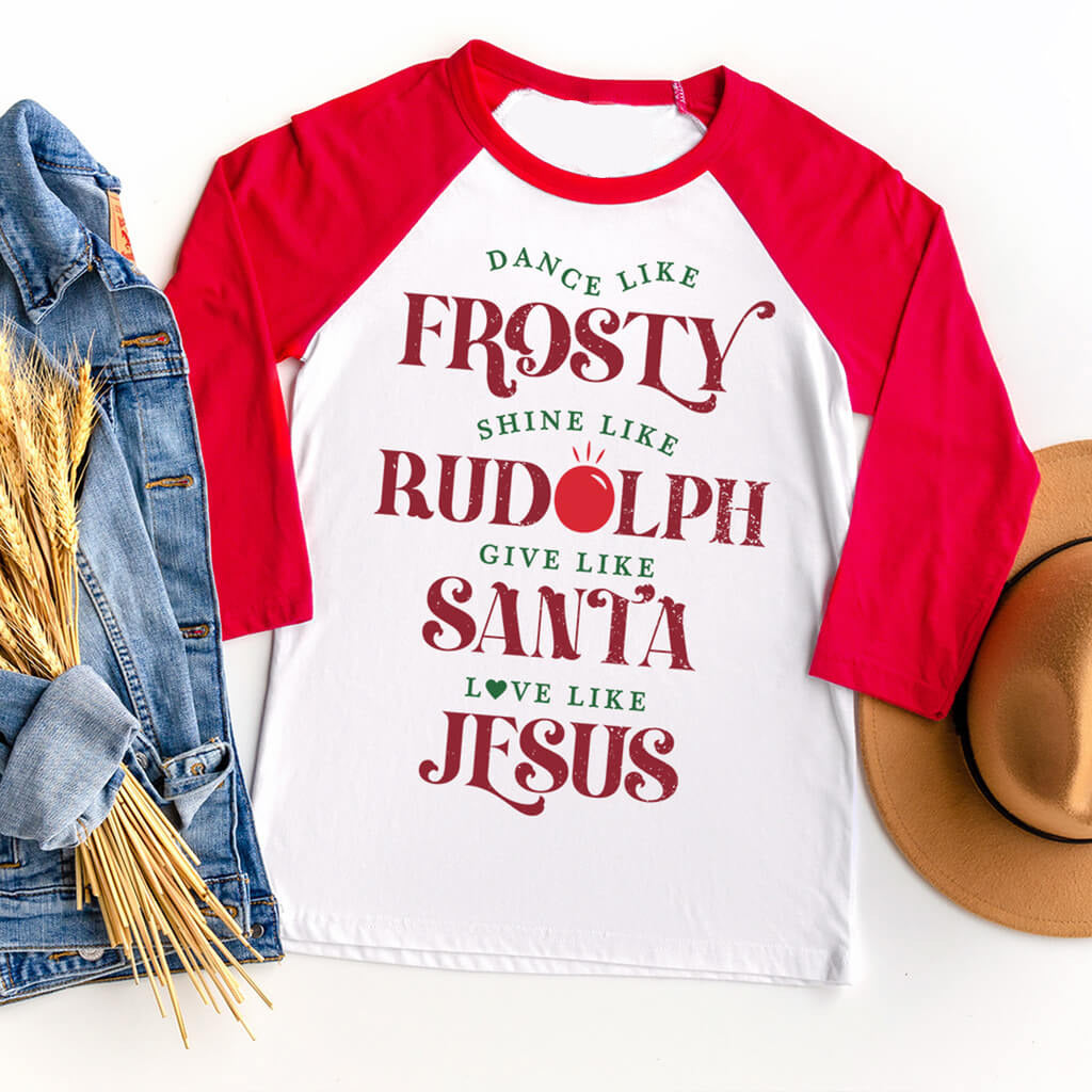 Give Like Santa Raglan