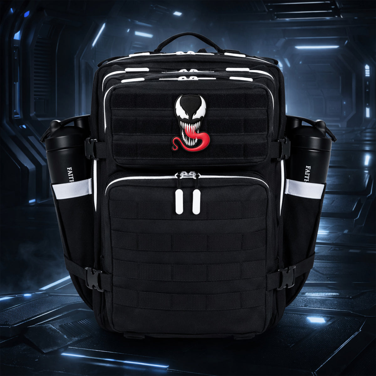 Hero Patch EDC Performance Backpack 35L / 45L - Black White
