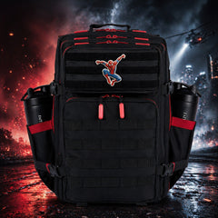 Hero Patch EDC Performance Backpack 35L / 45L - Black Red