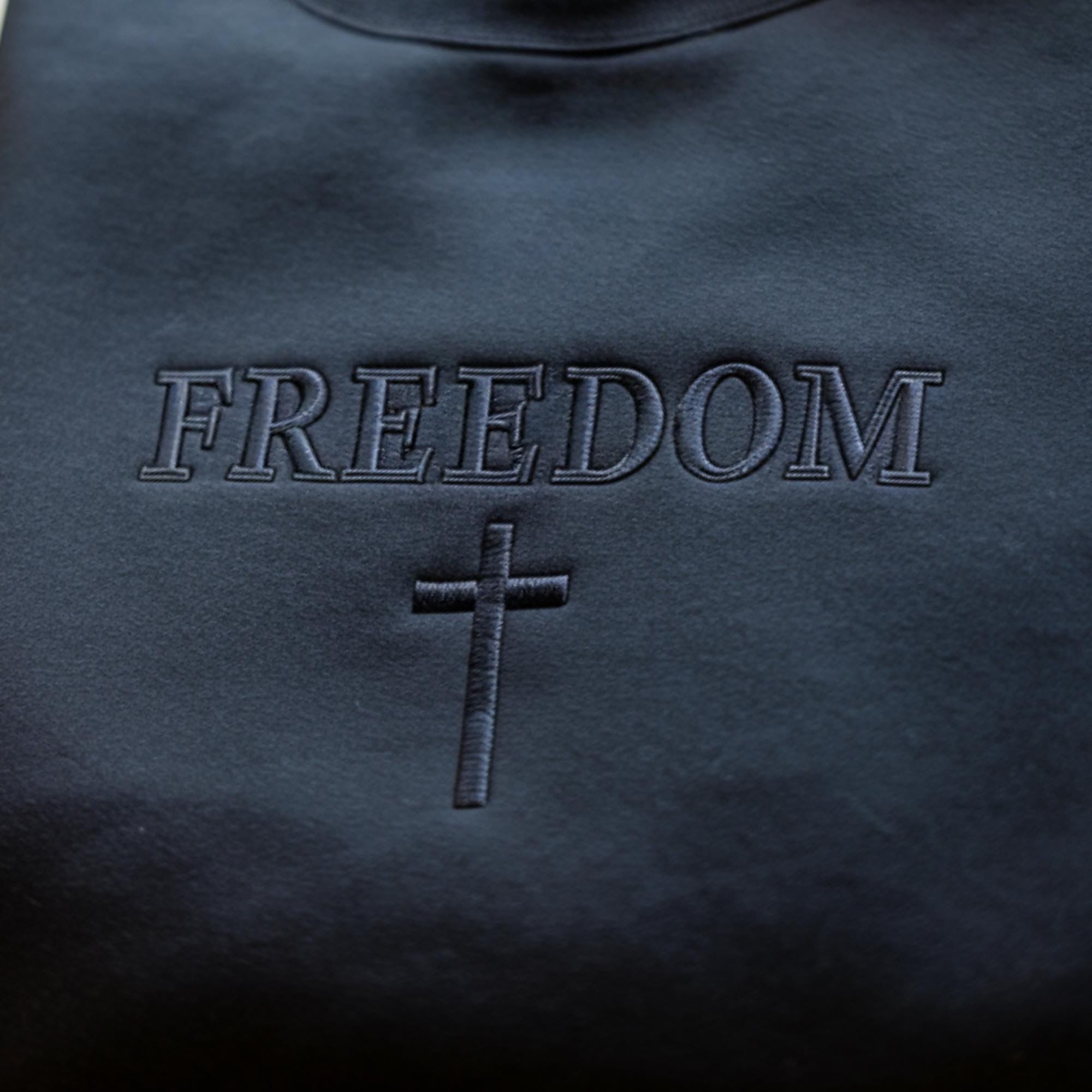 Embroidered Christian Freedom Sweatshirt