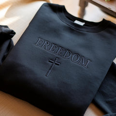 Embroidered Christian Freedom Sweatshirt