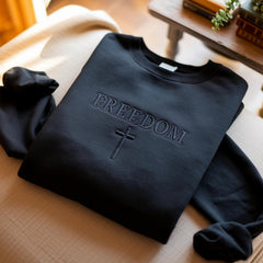 Embroidered Christian Freedom Sweatshirt