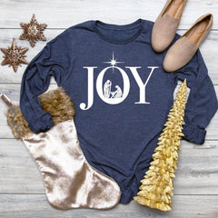 Joyous Nativity Long Sleeve