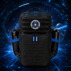 Hero Patch EDC Performance Backpack 35L / 45L - Black Blue