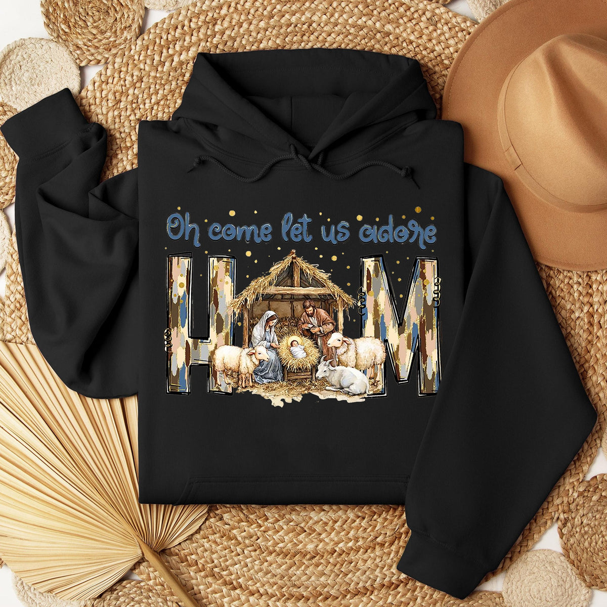 Oh Come Let Us Adore Him Sweatshirt