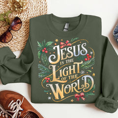 Jesus Light of the World Coquette Sweatshirt