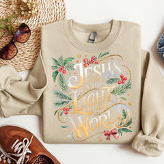 Jesus Light of the World Coquette Sweatshirt