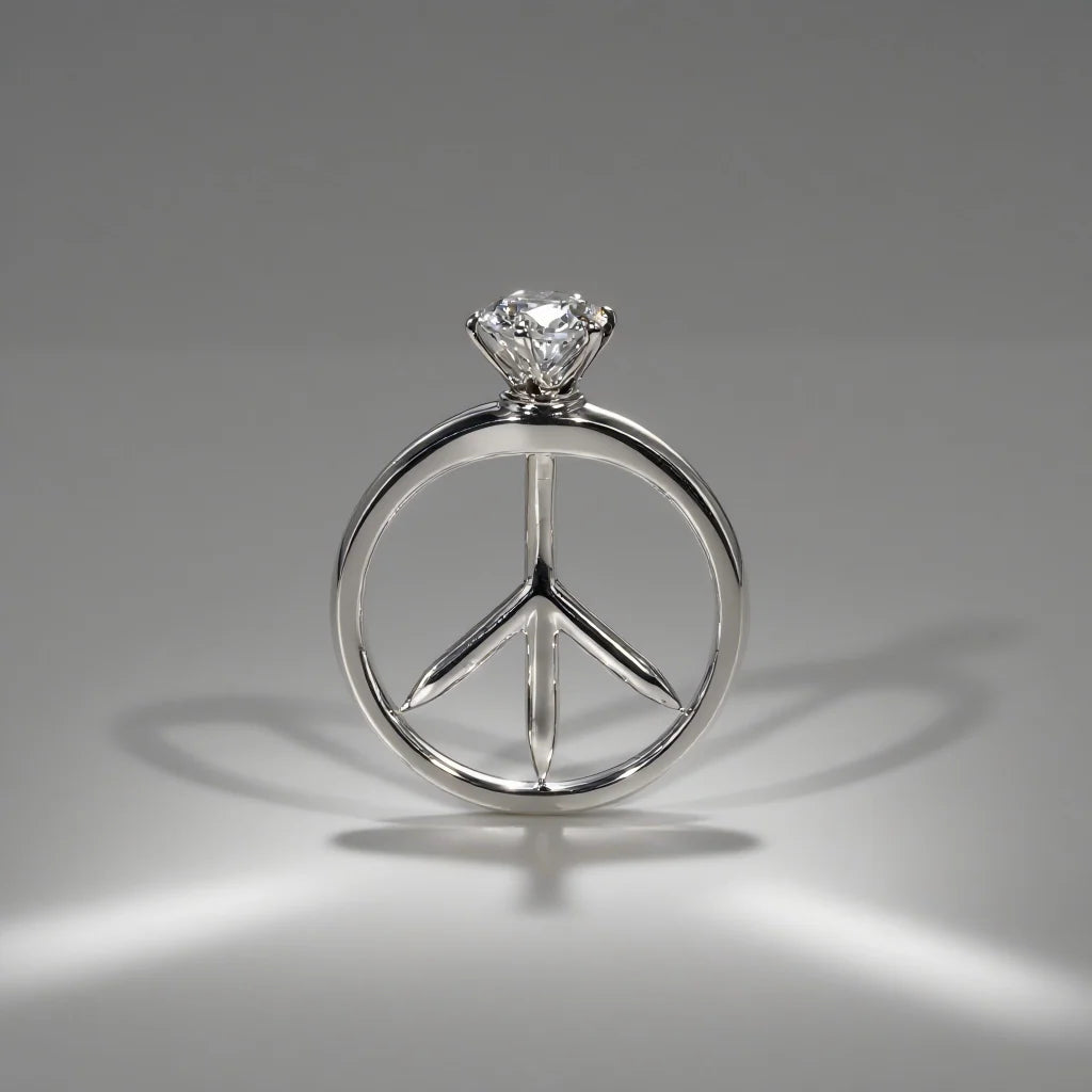 Nail & Silver Ring Pendant Necklace of Resilience: Love Through Adversity