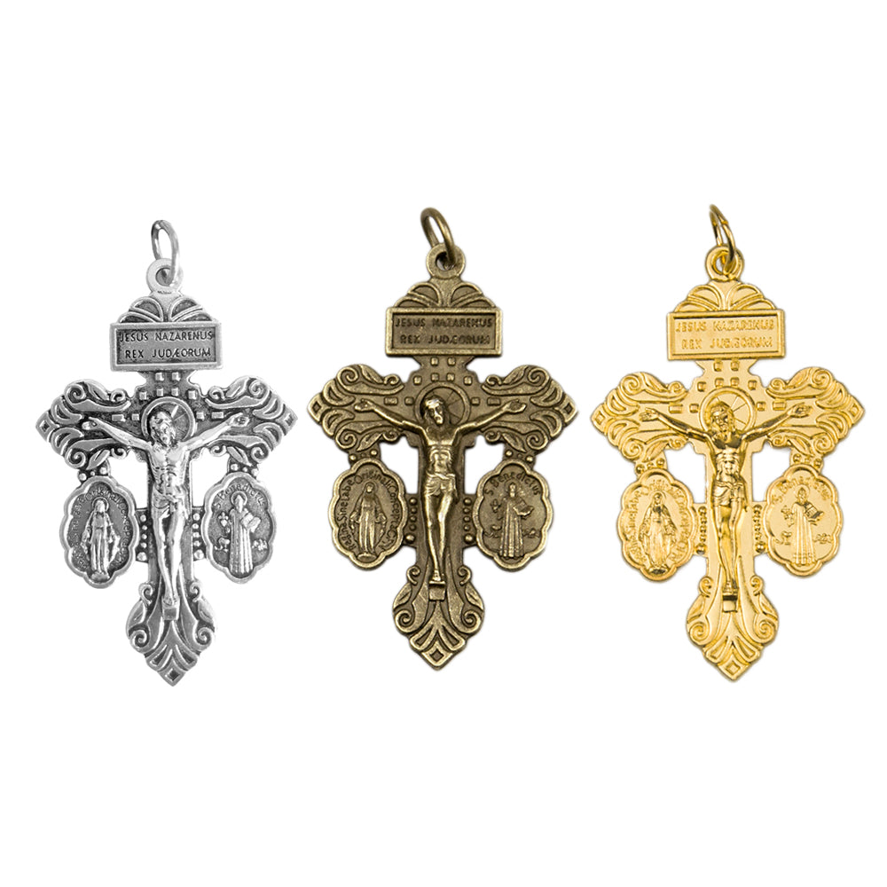 St. Benedict Rosary Necklace – Protection, Faith & Wooden Prayer Beads