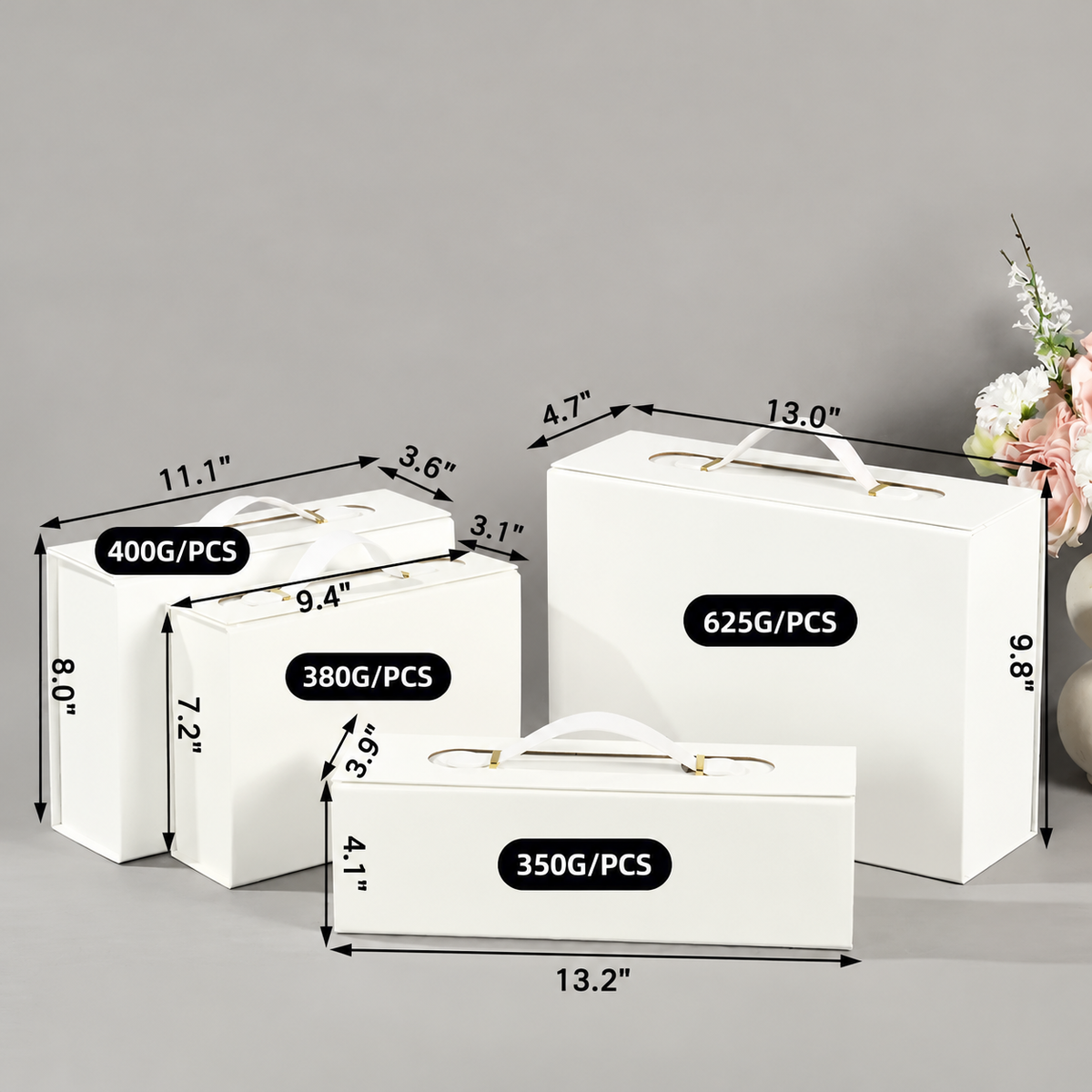 Handle Boxes - White