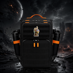 Avoidable Patch EDC Performance Backpack 35L / 45L - Black Orange