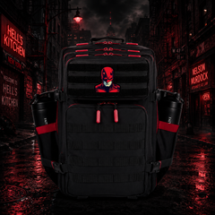 lawyer. Hero Patch EDC Performance Backpack 35L / 45L - Black Red
