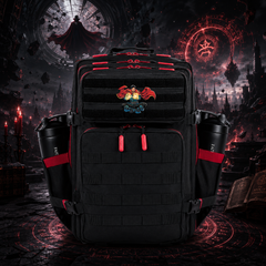I've come to bargain Hero Patch EDC Performance Backpack 35L / 45L - Black Red