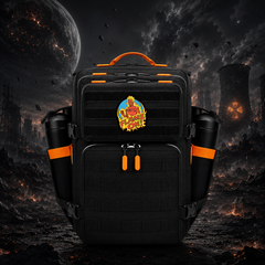 Fantastic Patch EDC Performance Backpack 35L / 45L - Black Orange