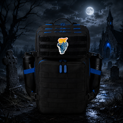 Rider Patch EDC Performance Backpack 35L / 45L - Black Blue