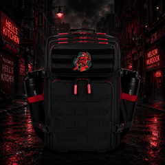lawyer. Hero Patch EDC Performance Backpack 35L / 45L - Black Red