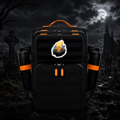 Rider Patch EDC Performance Backpack 35L / 45L - Black Orange