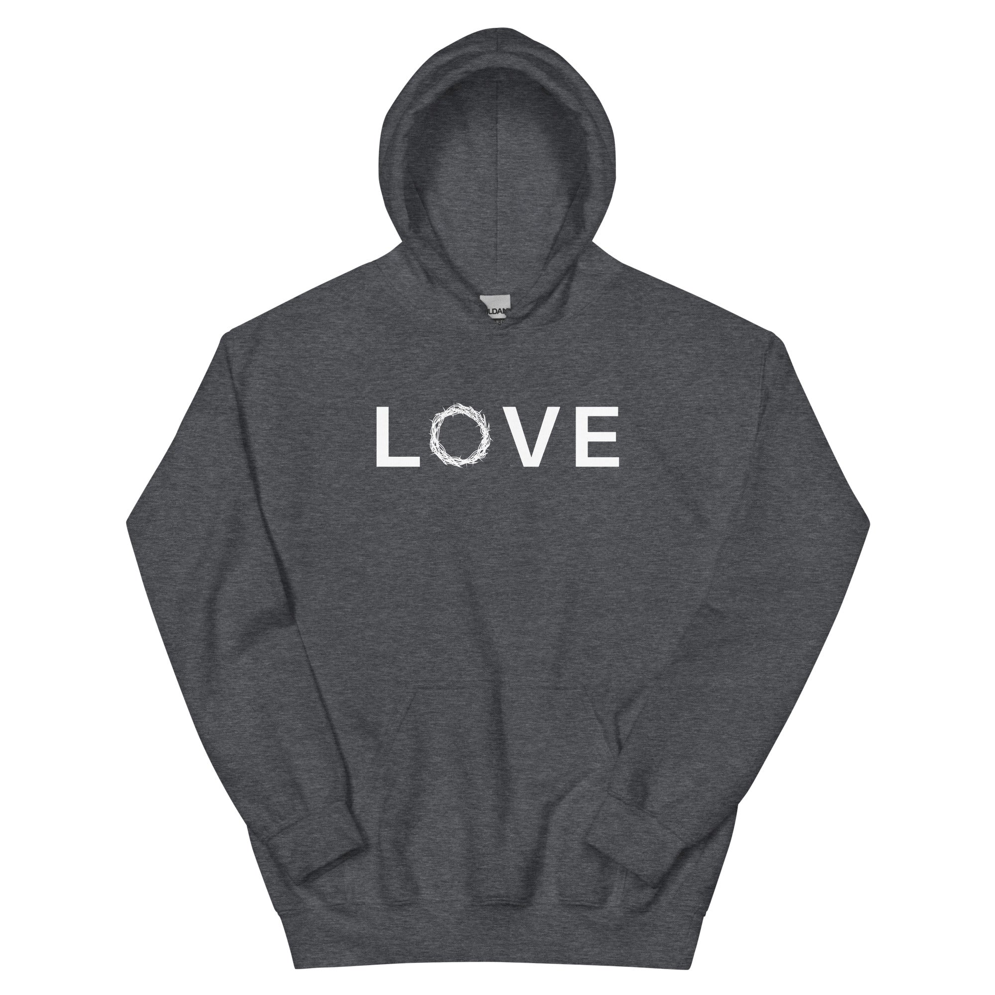 Love Crown of Thorns Christian Hoodie