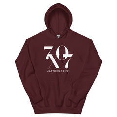 70X7 Forgiveness Christian Hoodie
