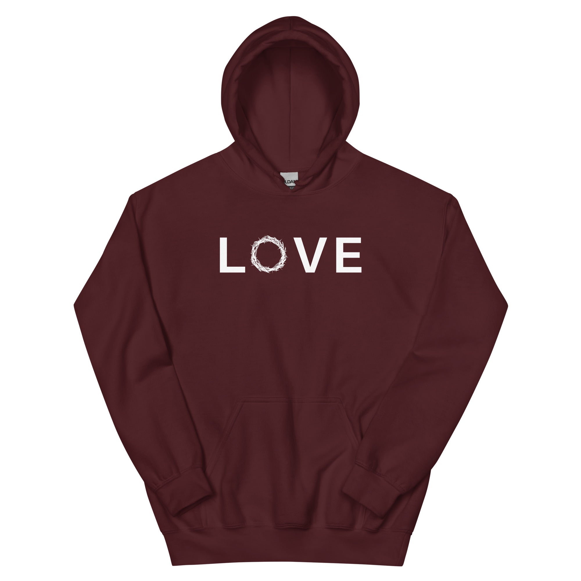 Love Crown of Thorns Christian Hoodie
