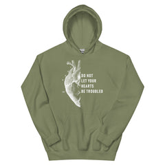 Do Not Let Your Hearts Be Troubled Christian Hoodie