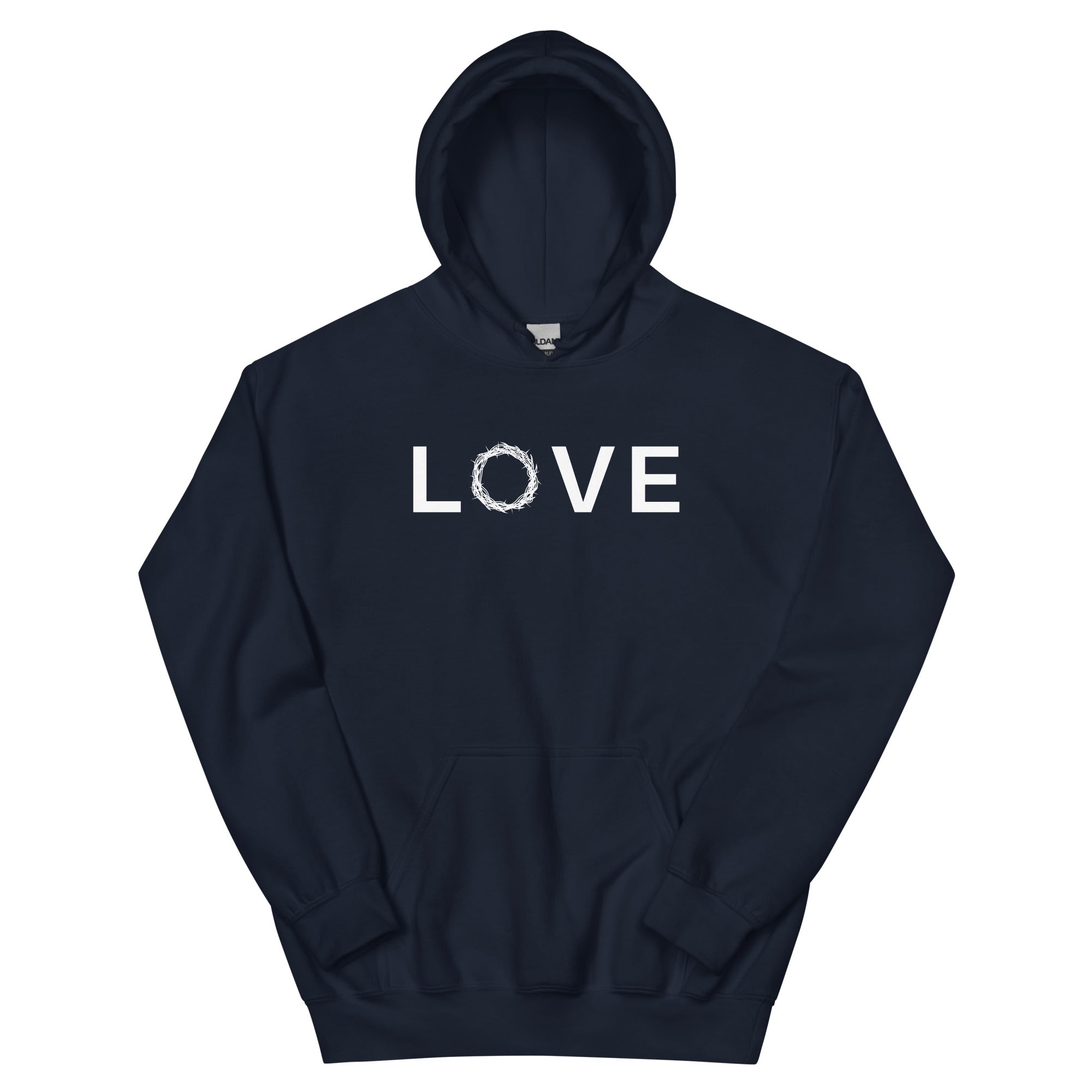 Love Crown of Thorns Christian Hoodie
