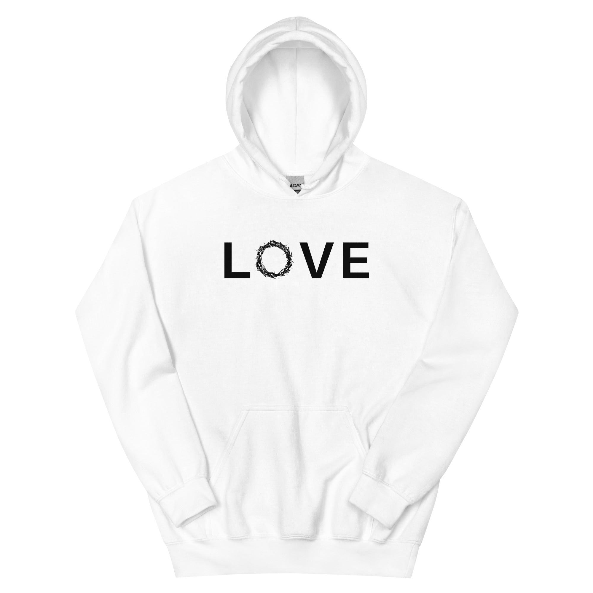 Love Crown of Thorns Christian Hoodie