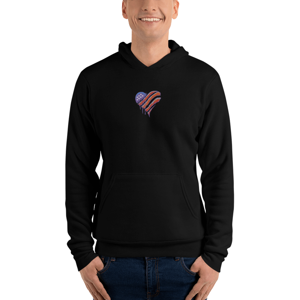 Painted Patriot – Embroidered Unisex hoodie
