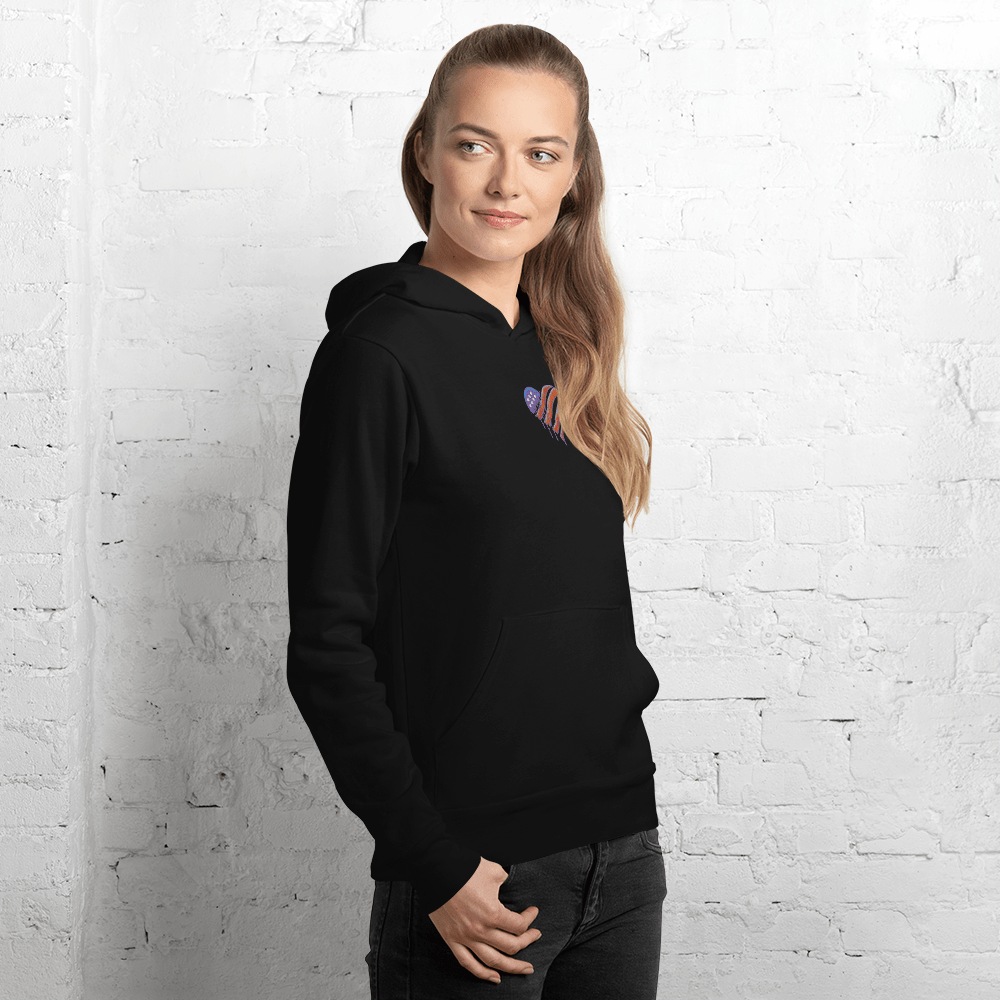 Painted Patriot – Embroidered Unisex hoodie