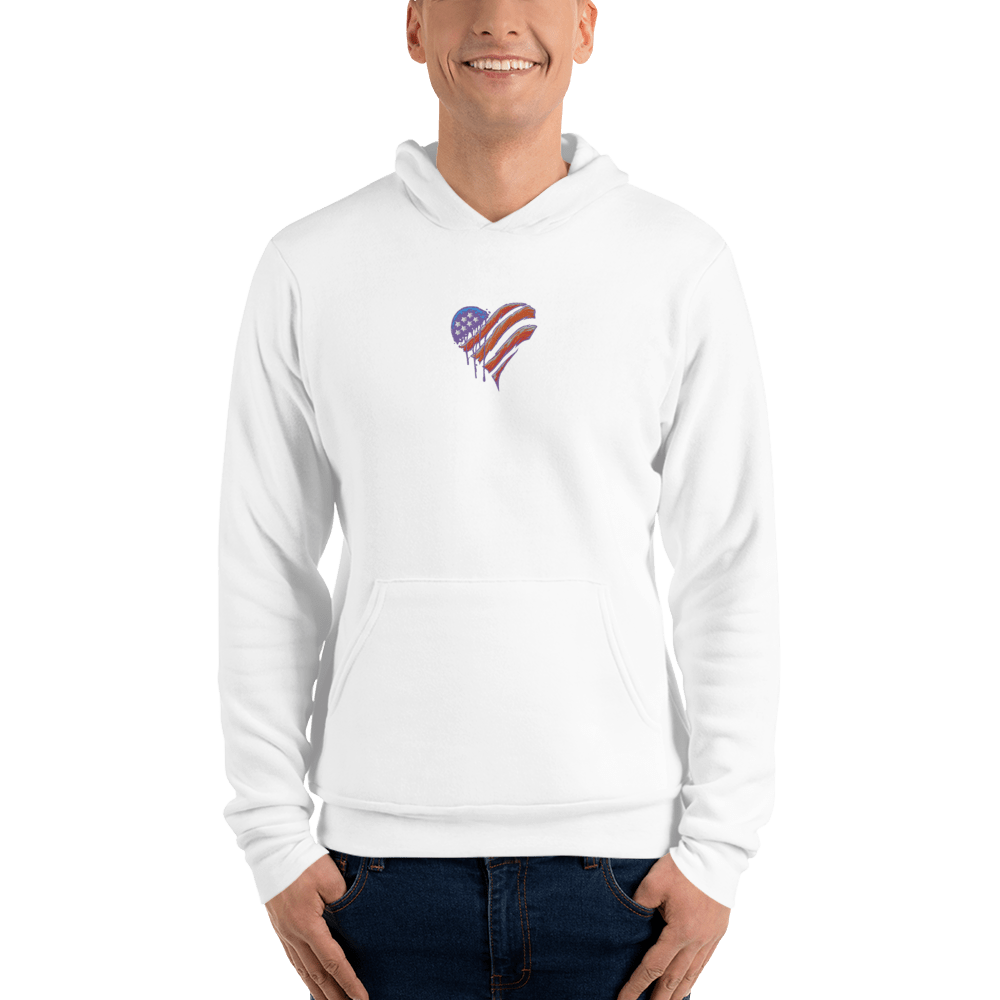 Painted Patriot – Embroidered Unisex hoodie